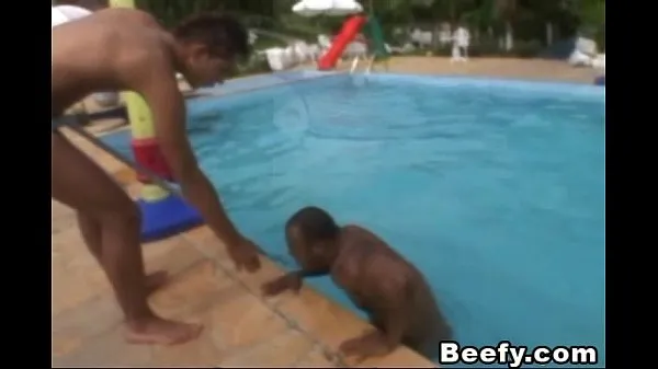 Fresh Beefy Gays get a hard fuck beside the pool my Movies