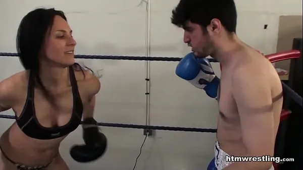 Fresh Femdom Boxing Beatdown of a Wimp my Movies