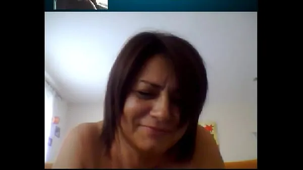 Fräscha Italian Mature Woman on Skype 2 mina filmer