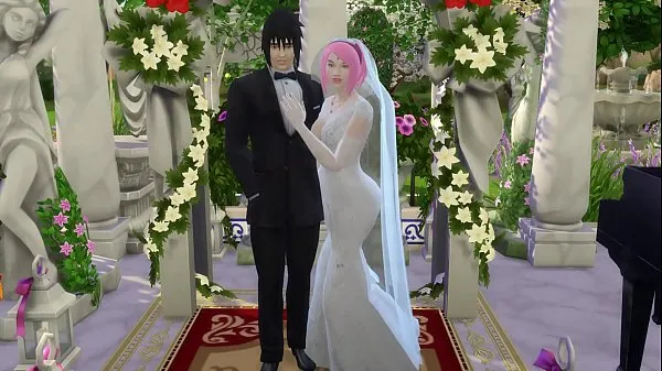 Frische Sakuras Hochzeit Teil 1 Naruto Hentai Netorare Frau im Hochzeitskleid betrogen Ehemann Cuckold Animmeine Filme