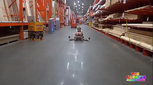 Fresh Clown gets dick sucked in The Home Depot my Movies