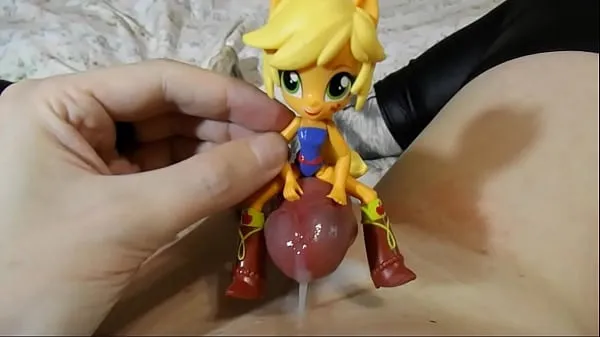 Fresh EroNekoKun] - MLP AppleJack Plush Toy transform into Girl my Movies