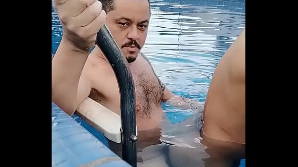 Fresh Busted! Males fucking in the hotel pool my Movies