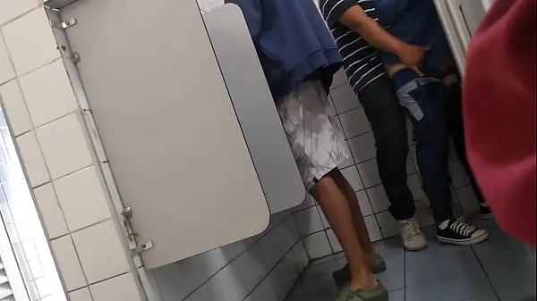 Frisk fuck in the public bathroom mine film