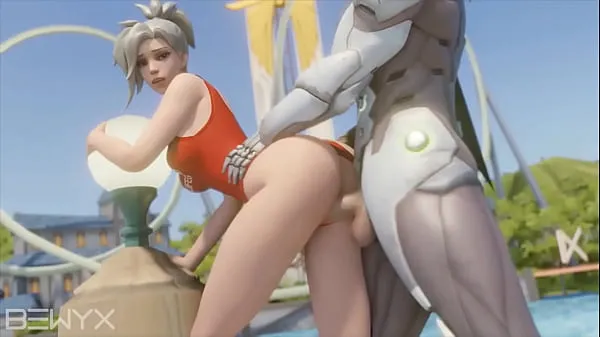 Fresh Overwatch Mercy 14 SFM & Blender Compilation porno hentai 3D mes films