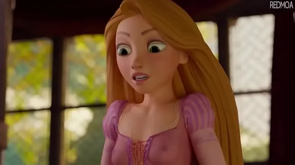 Fresco Rapunzel chupa polla por primera vez (animación mis películas