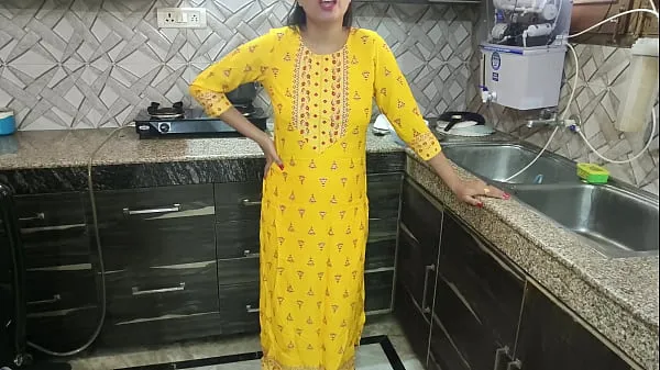 Frisk Desi bhabhi was washing dishes in kitchen then her brother in law came and said bhabhi aapka chut chahiye kya dogi hindi audio mine film