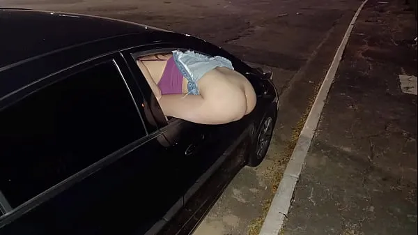 Frisk Wife ass out for strangers to fuck her in public mine film