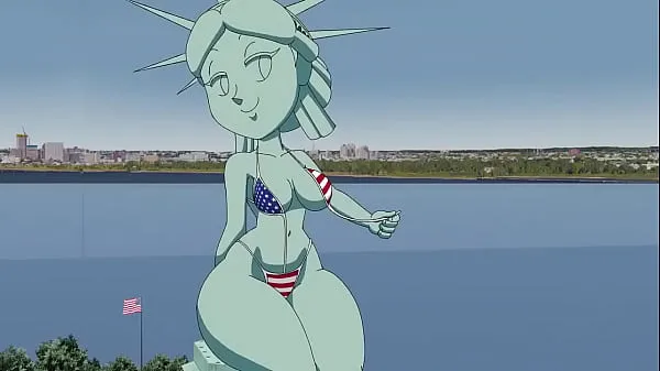 Tuoreet Statue of Liberty — Tansau (Porn Animation, 18 elokuvistani